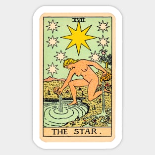 Tarot - The star Sticker